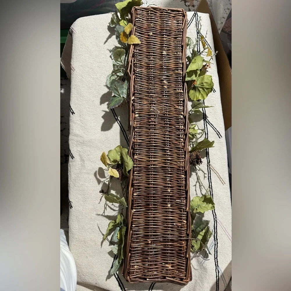 Pottery Barn Faux Autumnal Centerpieces 36” x8”